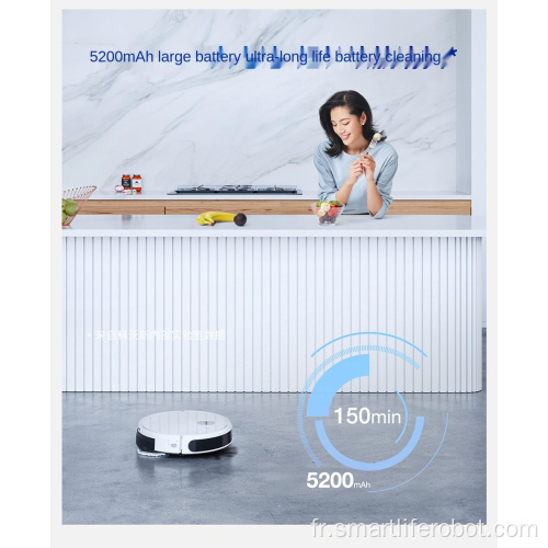 Ecovacs N9 + Aspirateur Robot de plancher de nettoyage intelligent